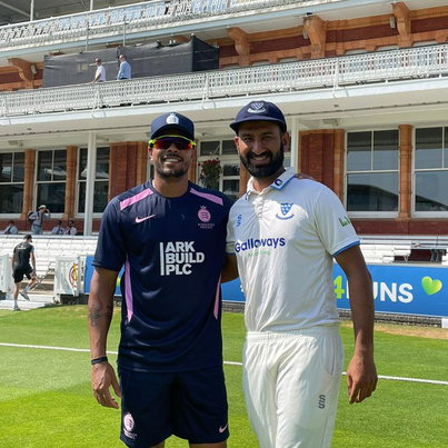 Cheteshwar Pujara Umesh Yadav