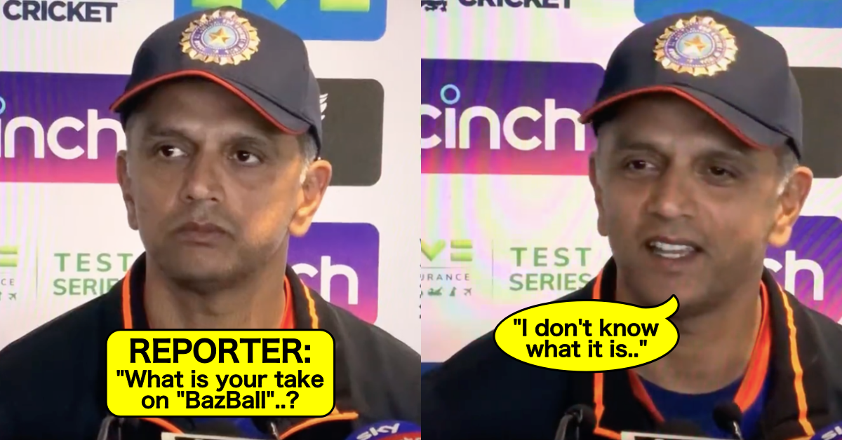 Watch: Reporter Asks Rahul Dravid's Take On "BazBall", Rahul Dravid Says He Doesn't Know What Is It