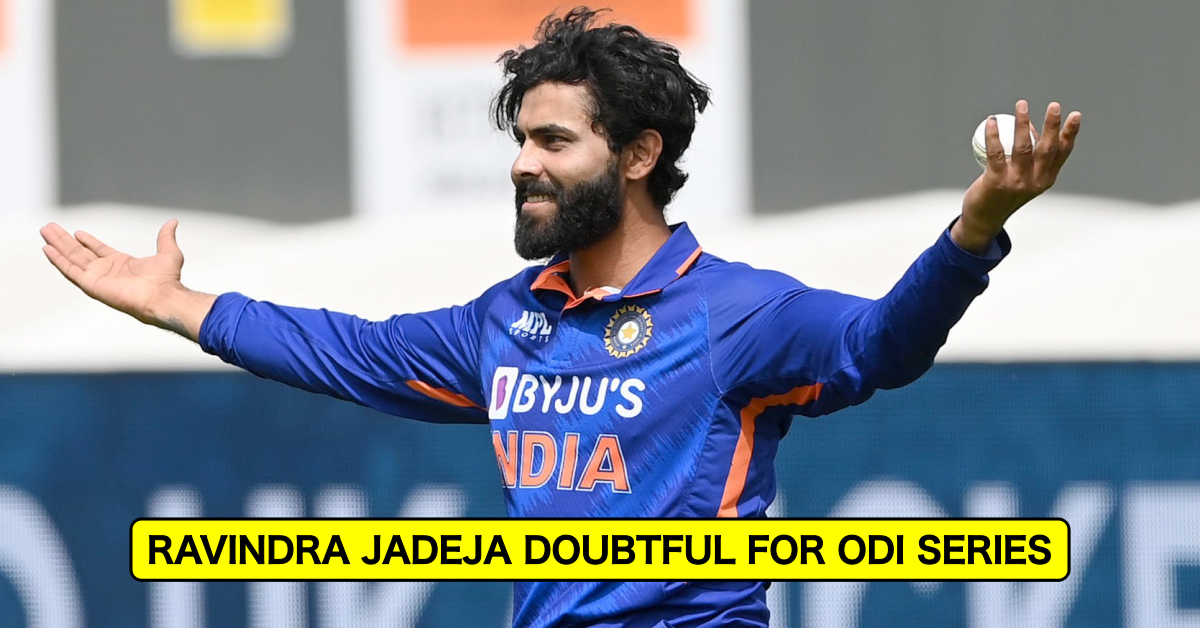India Vice-Captain Ravindra Jadeja Doubtful For ODI Series Against West Indies - Reports