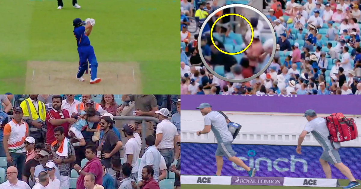 Watch: Rohit Sharma's Six Hits A Kid In Stands, England Team Doctor & Physio Rush To Check In On The Kid