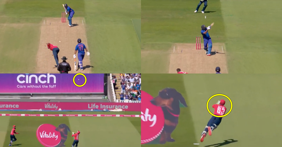 Watch: Jos Buttler Grabs A Stunning Flying Catch To Send Back Rohit Sharma For 31 In Edgbaston T20I