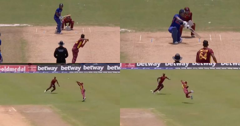 Watch: Shamrah Brooks Takes A Stunner At Backward Point To Dismiss Shikhar Dhawan