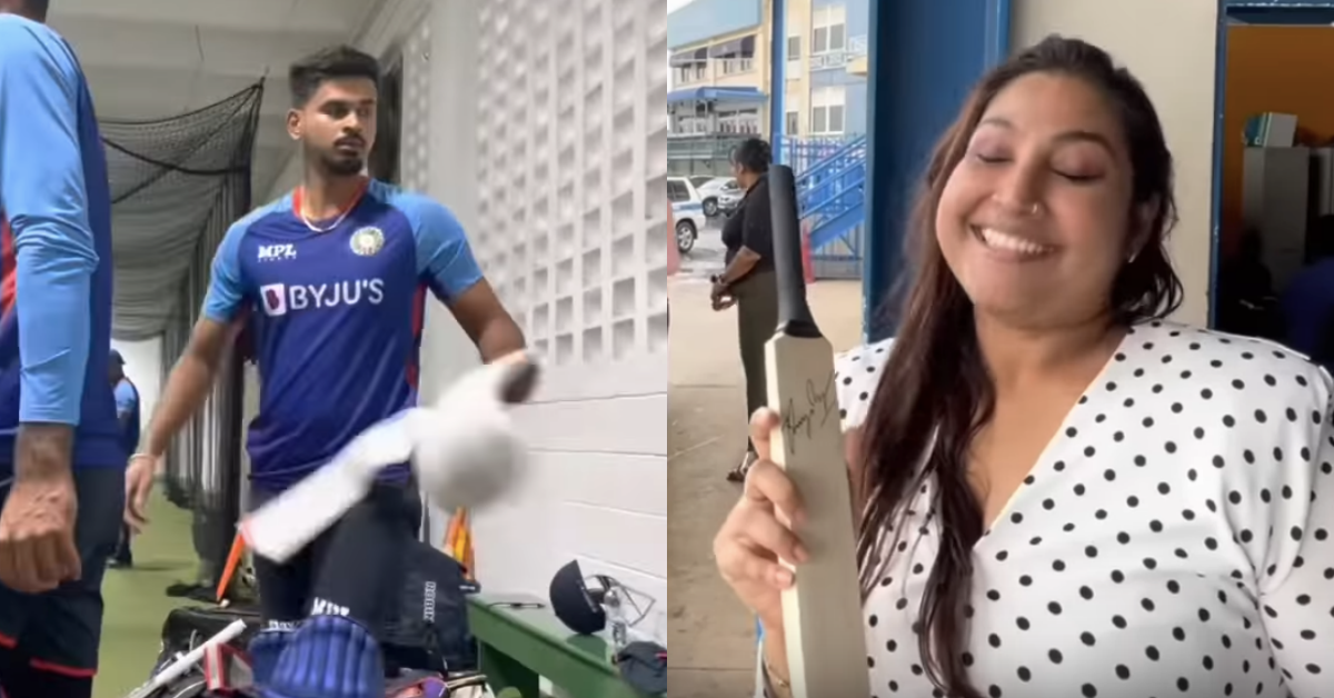 Watch: Indian Cricket Team Fan Waits For 2 Hours To Meet India Star Shreyas Iyer In Trinidad Ahead Of 1st IND vs WI ODI