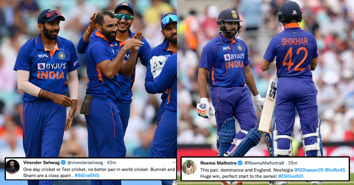 Twitter Reacts As India Thump England By 10 Wickets In First ODI To Take 1-0 Series Lead