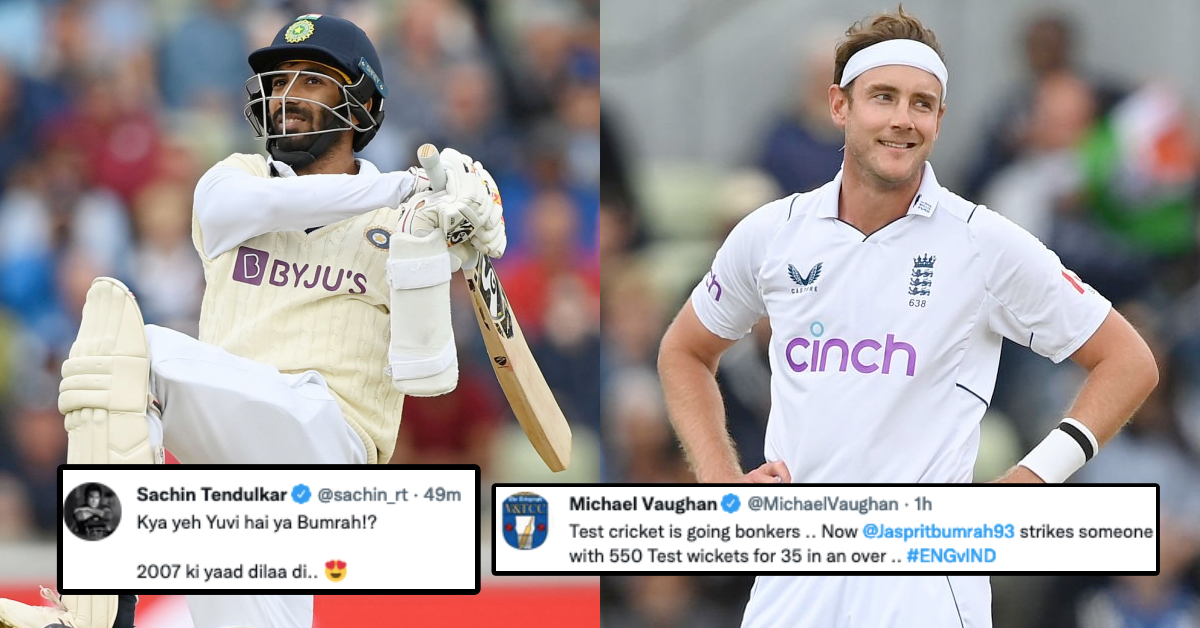 Twitter Erupts As Stuart Broad Bowls A 35-Run Over Against Jasprit Bumrah In Edgbaston Test