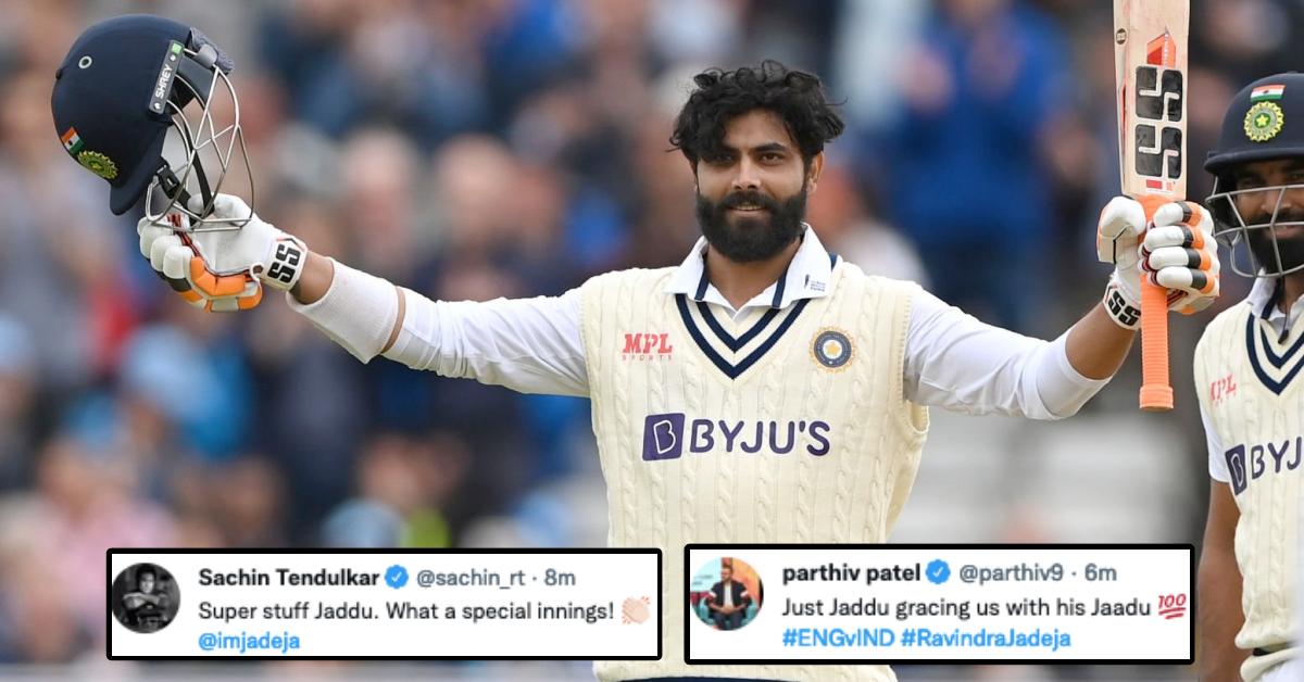 Twitter Reacts As Ravindra Jadeja Brings Up 3rd Test Century On Day 2 Of Edgbaston Test