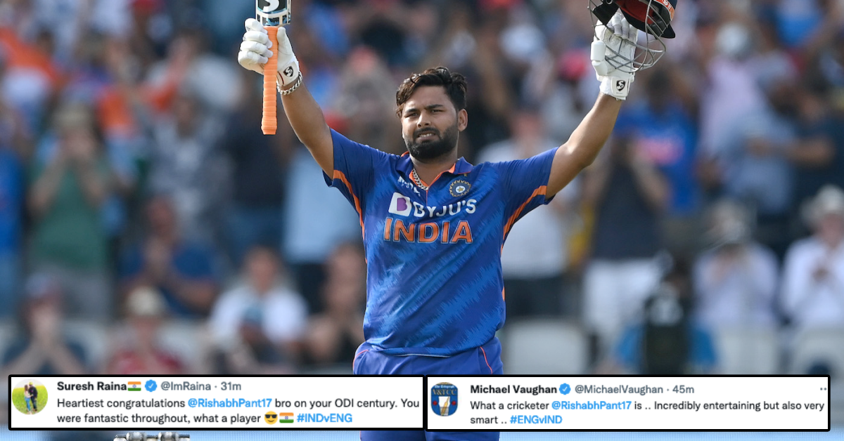 ENG vs IND: Twitter Reacts As Rishabh Pant Hits His First Century In ODIs