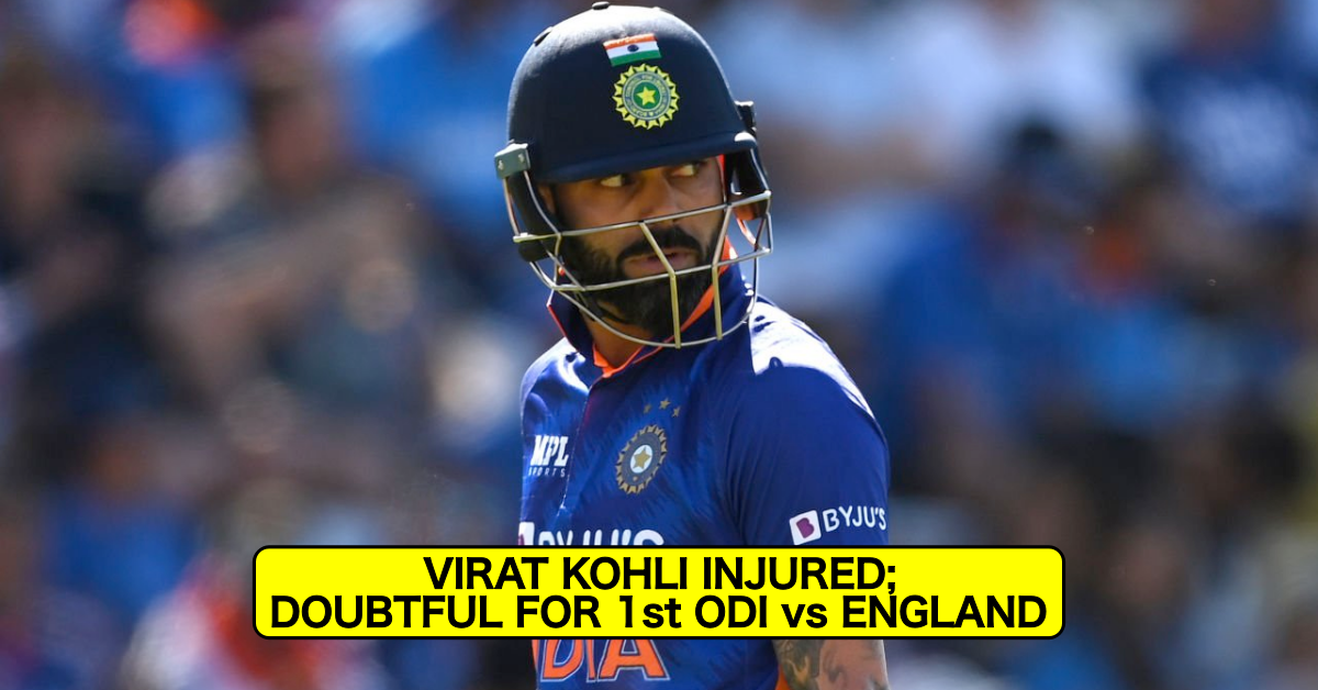 Virat Kohli Sustains Groin Injury During 3rd T20I vs England, Doubtful For 1st ODI - Reports