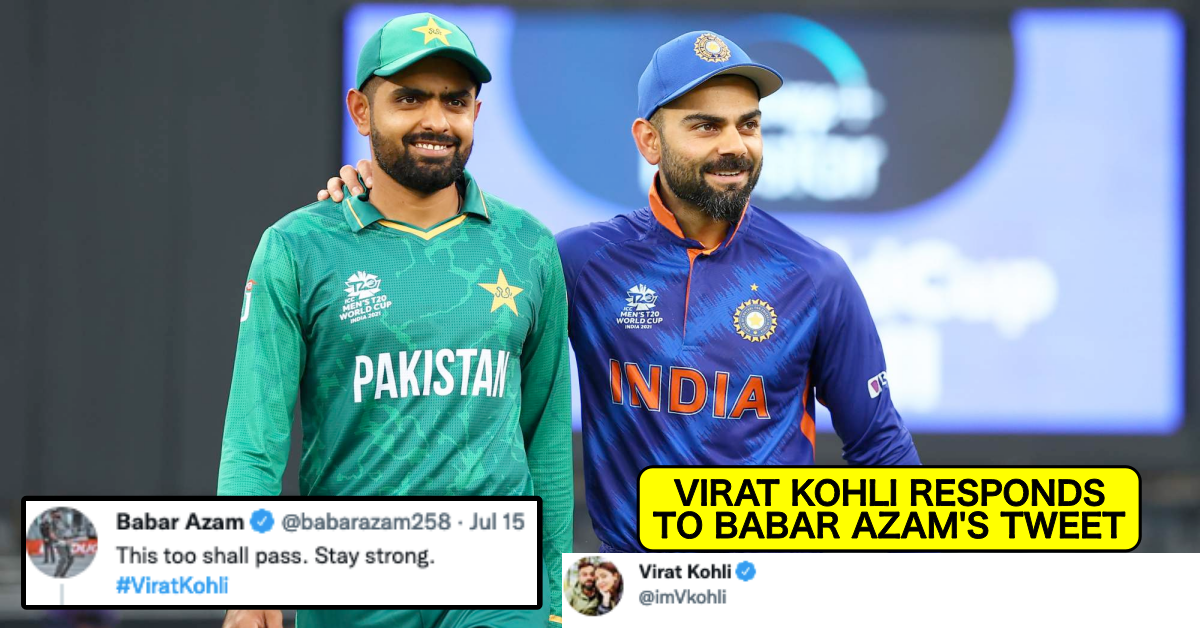 Virat Kohli Responds To Babar Azam After Pakistani Skipper Tweets In Support Of Kohli