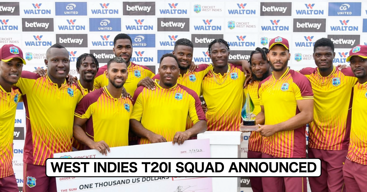 West Indies Announce 16-member Squad For T20I Series vs India, New Zealand