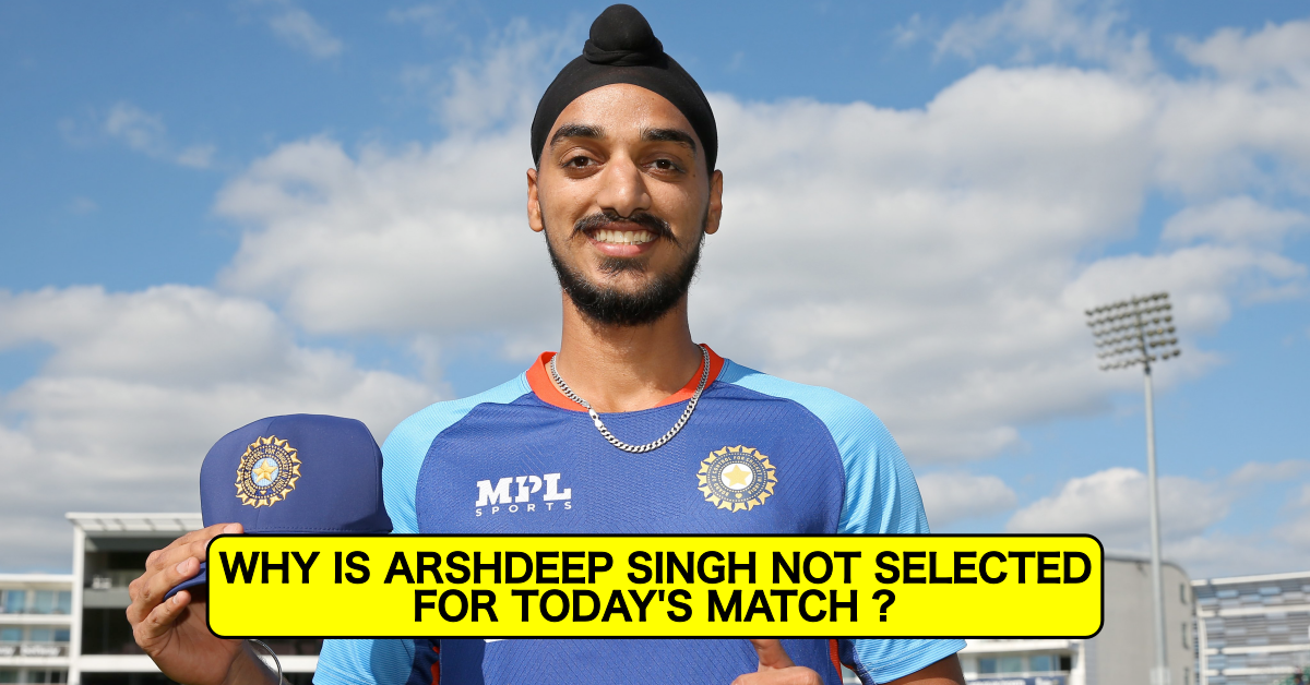 Revealed: Why Arshdeep Singh Isn't Selected For The 1st ODI Against England