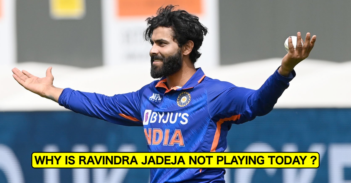 IND vs WI: Revealed Why Ravindra Jadeja Isn't Included In India's Playing XI For 3rd ODI Against West Indies