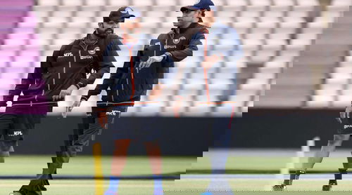 Rohit Sharma and VVS Laxman (Image Credits: Twitter)