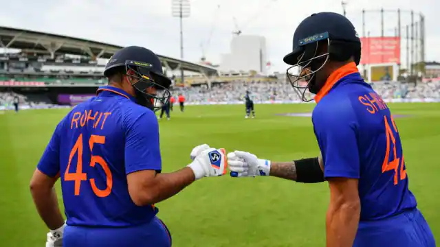 Indian Openers Rohit Sharma And Shikhar Dhawan (Image Credits: Twitter)