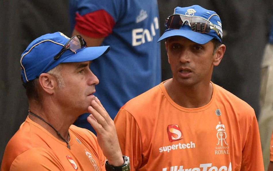 Paddy Upton and Rahul Dravid (Image Credits: Twitter)