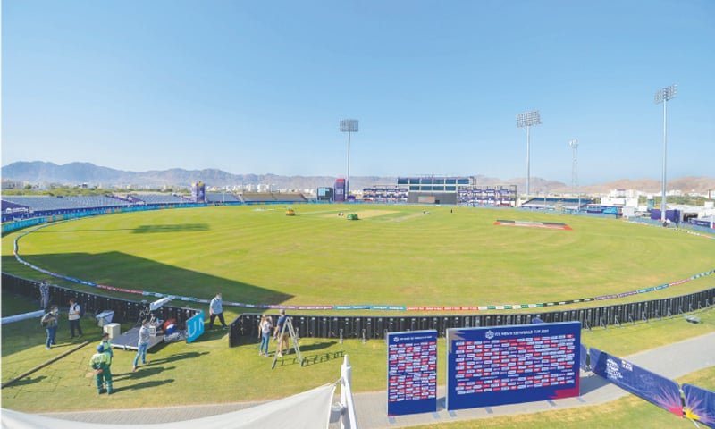 Al Amerat Cricket Ground, UAE vs WI