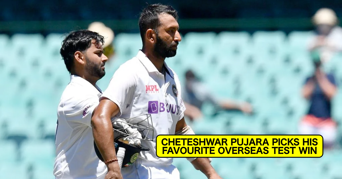 India’s Cheteshwar Pujara Picks His Favorite Overseas Test Victory