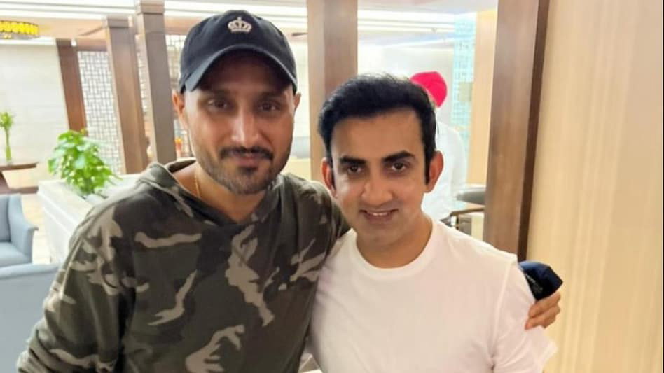 Harbhajan Singh and Gautam Gambhir