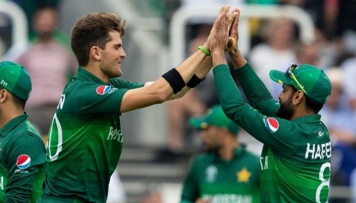 Shaheen Afridi and Mohammad Hafeez