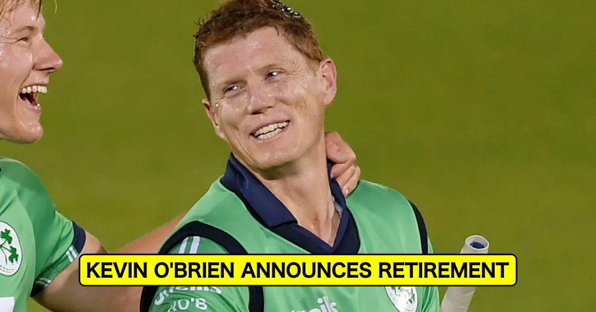 Kevin O'Brien Announces Retirement From International Cricket