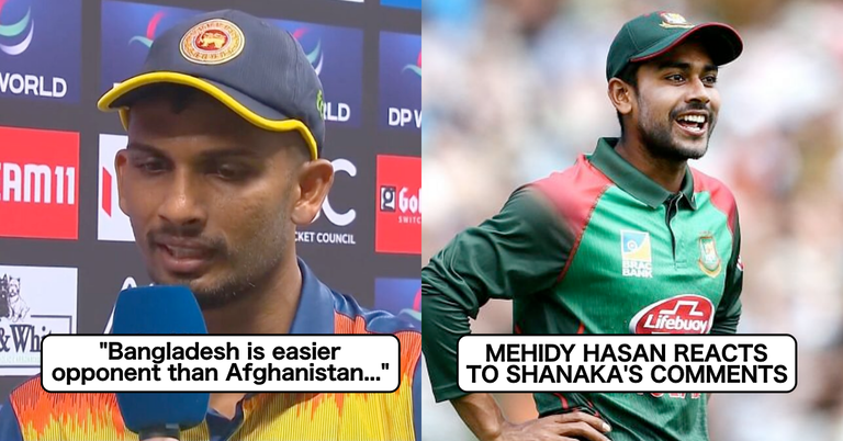 Asia Cup 2022: Mehidy Hasan Responds To Dasun Shanaka's "Bangladesh Weaker Than Afghanistan" Comment