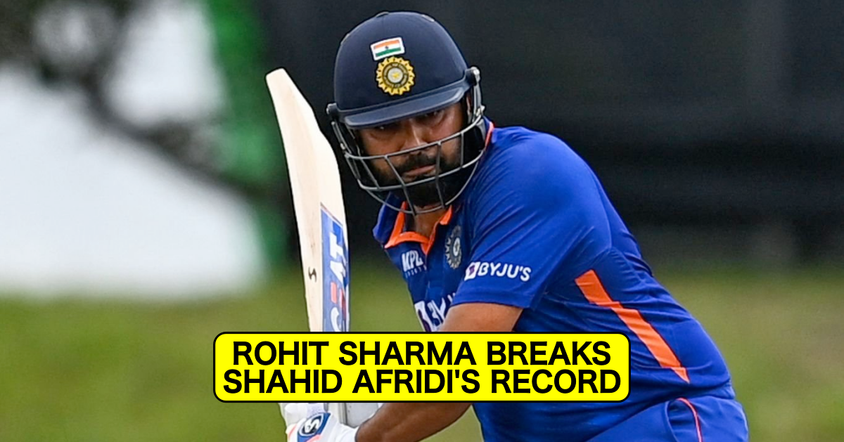 Rohit Sharma Overtakes Shahid Afridi To Become 2nd Highest Six Hitter In International Cricket