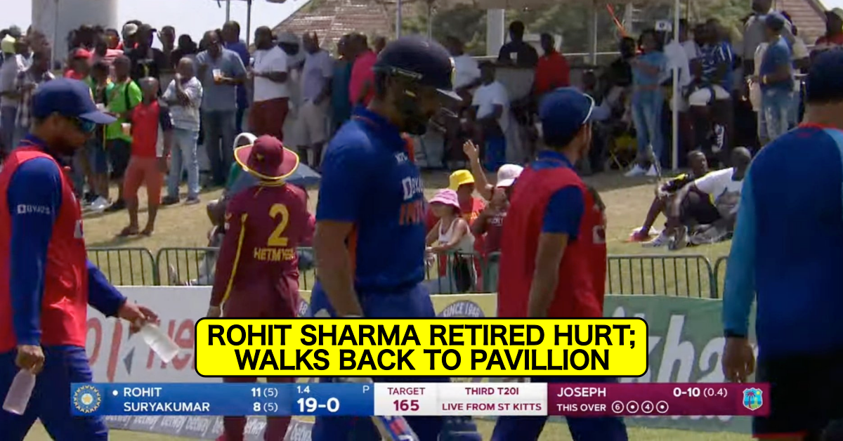 Massive Blow For Team India Ahead Of Asia Cup 2022 As Rohit Sharma Walks Off The Field Retired Hurt During 3rd T20I vs West Indies