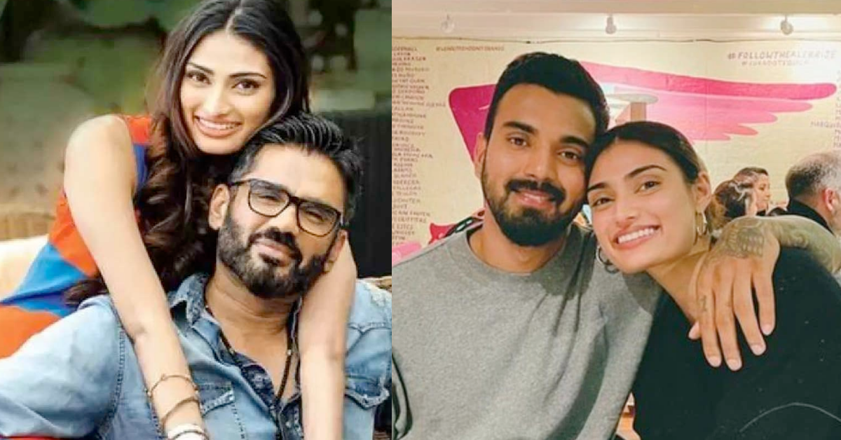 Suniel Shetty, KL Rahul, Athiya Shetty