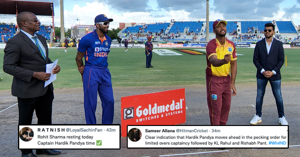 Twitter Reacts As Hardik Pandya Leads India In The 5th T20I Against West Indies
