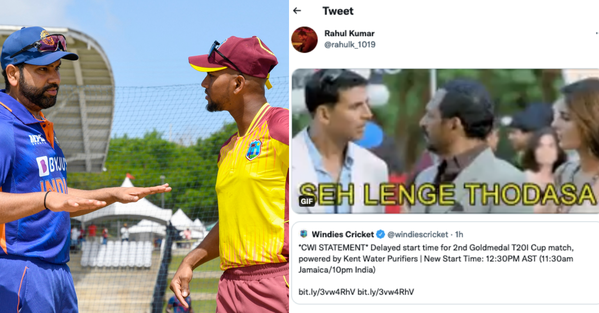 WI vs IND: Twitter Reacts As 2nd T20I Between India & West Indies Gets Postponed By 2 Hours For Luggage Transportation Delay