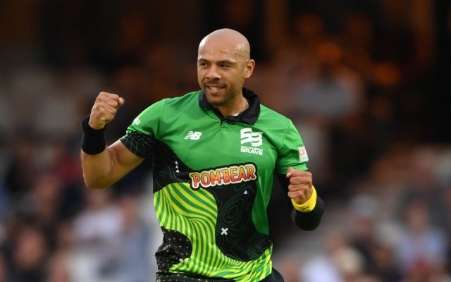 Southern Brave bowler Tymal Mills (Photo by Stu Forster/Getty Images)