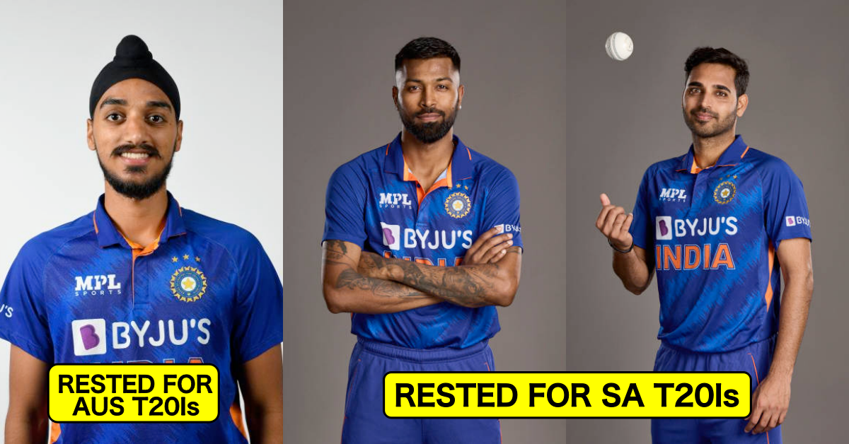 BCCI Reveals Why Arshdeep Singh Is Rested For Aus T20Is, While Hardik Pandya & Bhuvneshwar Kumar Are Rested For SA T20Is