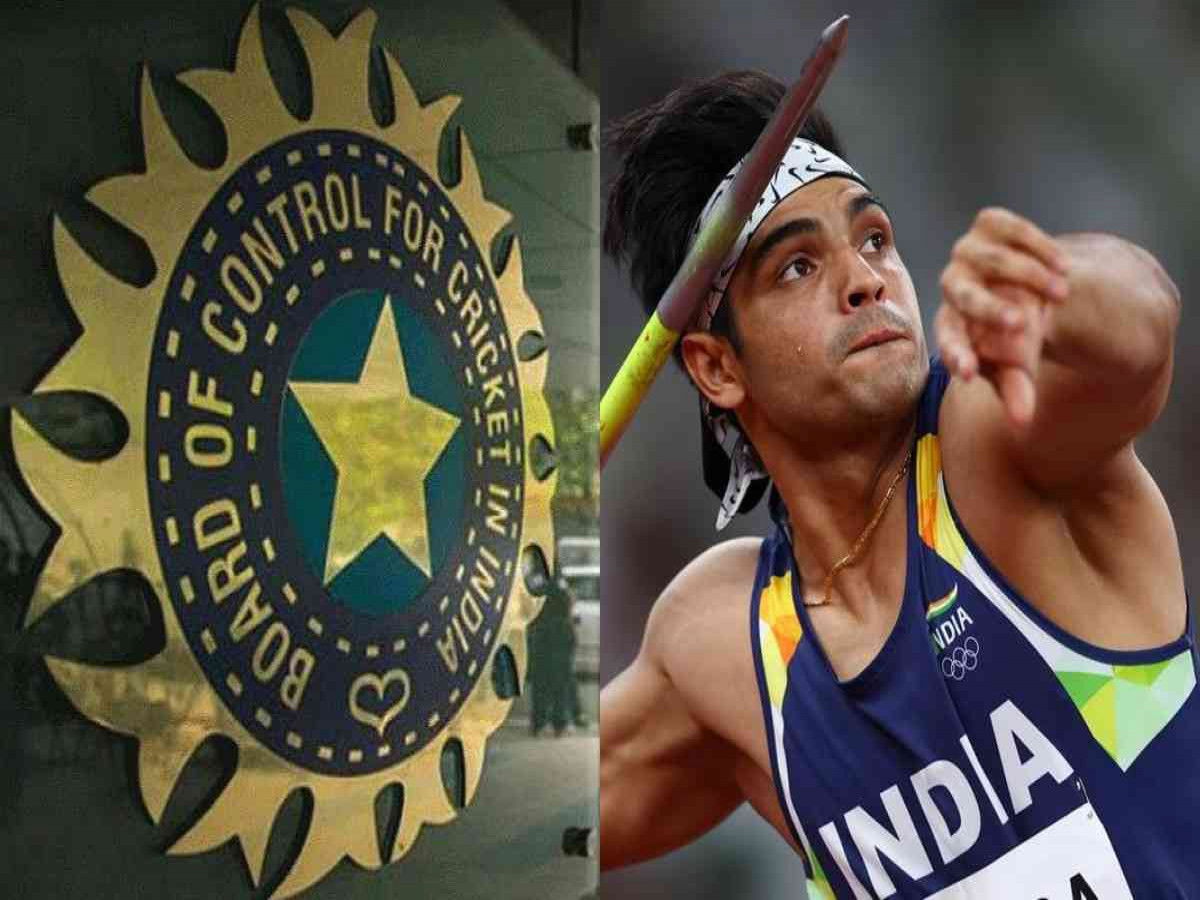 BCCI Neeraj Chopra. PC- Twitter