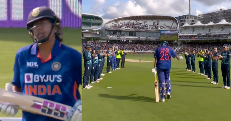 Watch: England Players Give Jhulan Goswami Guard Of Honour As She Walks In To Bat In Her Farewell Match At Lord's