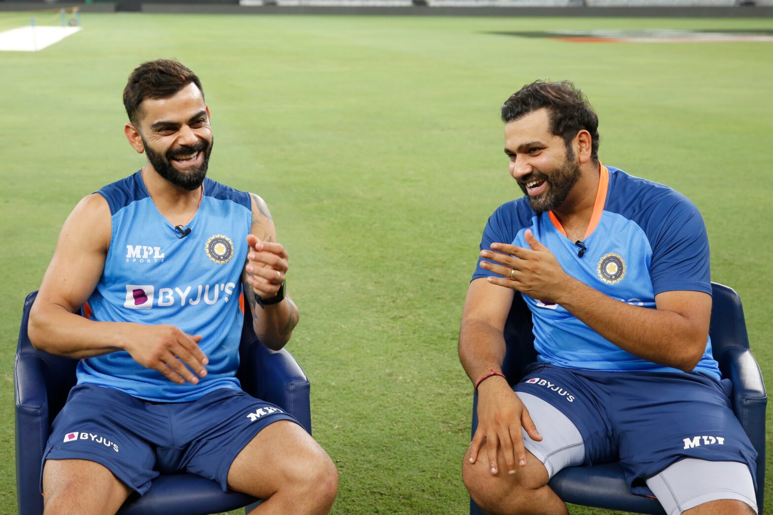 Rohit Sharma and Virat Kohli (Image Credits: BCCI)