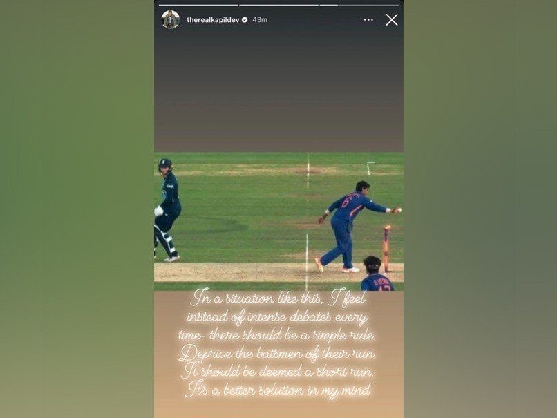 Kapil Dev's Instagram Story