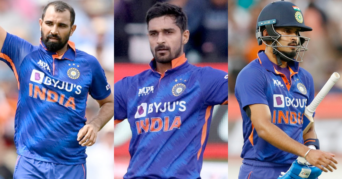 Mohammed Shami, Deepak Hooda, Shreyas Iyer