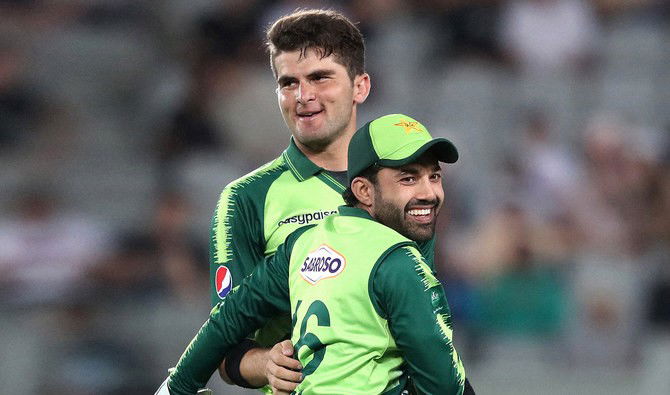 Shaheen Afridi and Mohammad Rizwan