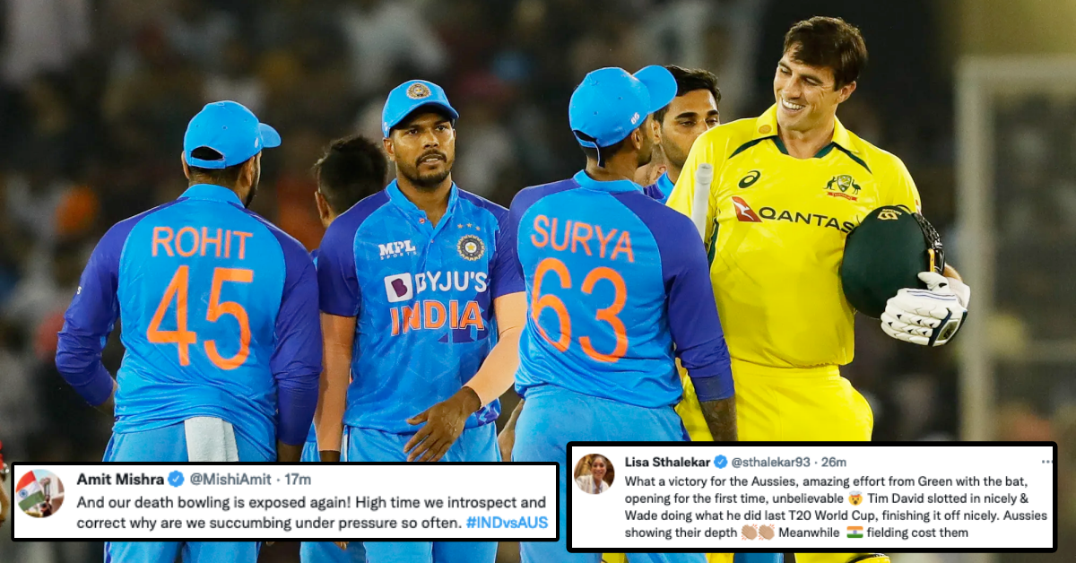 Twitter Reacts As Australia Pull Off Magnificent Run-chase To Win T20I Series Opener vs India In Mohali