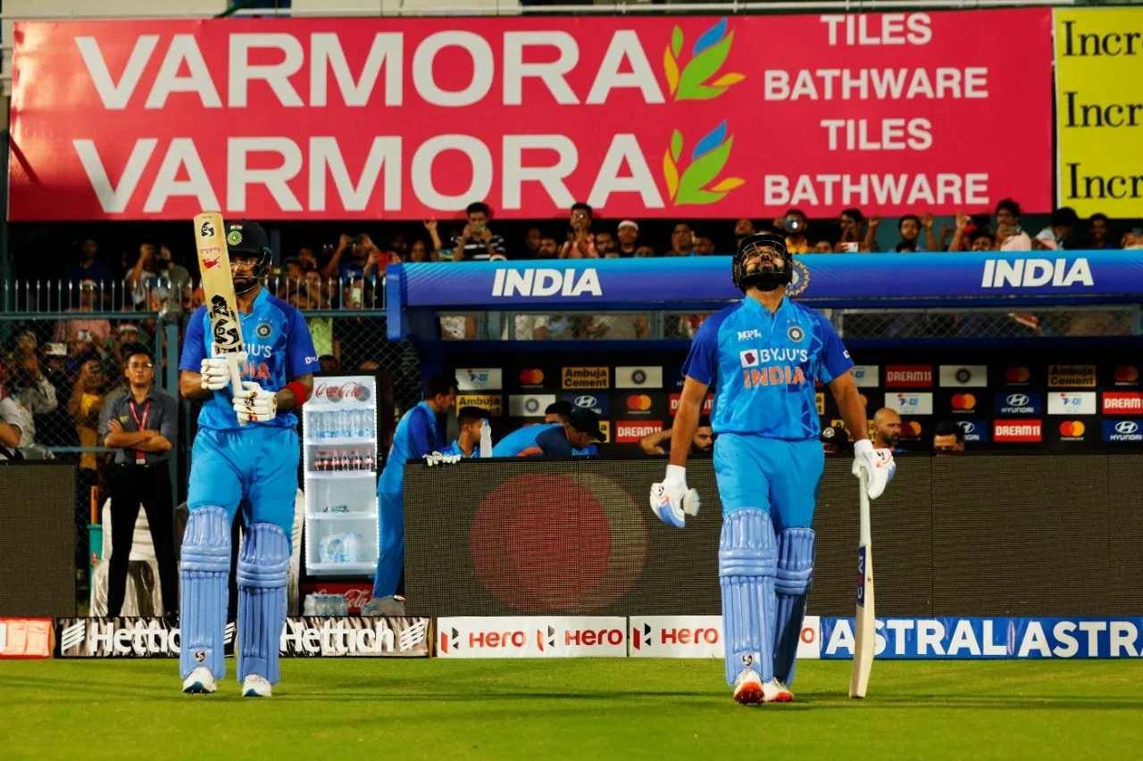 Indian openers KL Rahul and Rohit Sharma (Image Credits: Getty Images)