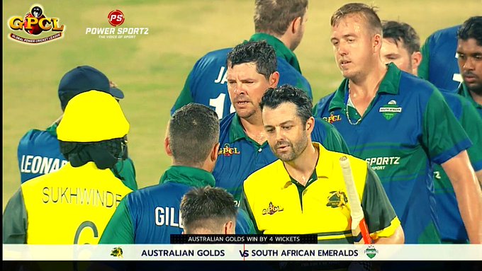 Australia Golds vs South African Emeralds (Image Credits: GPCL)