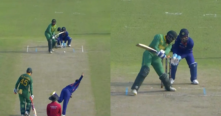 IND vs SA: Watch - Kuldeep Yadav Castles Andile Phelukwayo In The 3rd ODI Against South Africa