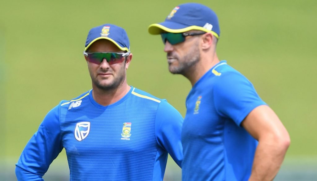 Mark Boucher and Faf Du Plessis. PC- Getty