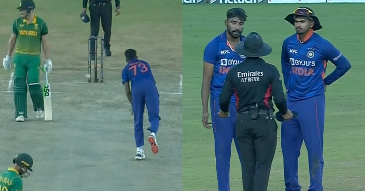 Watch: Comedy Of Errors As Mohammed Siraj Gifts A Free Boundary To South Africa In 2nd ODI In Ranchi
