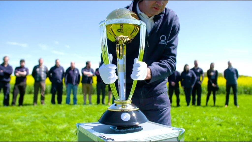 ODI World Cup trophy. Photo- YouTube