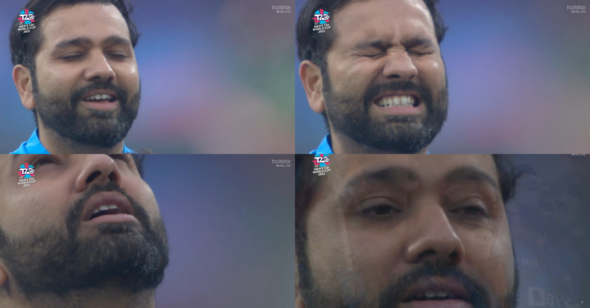 IND vs PAK: Watch - India Captain Rohit Sharma Gets Emotional During The National Anthem
