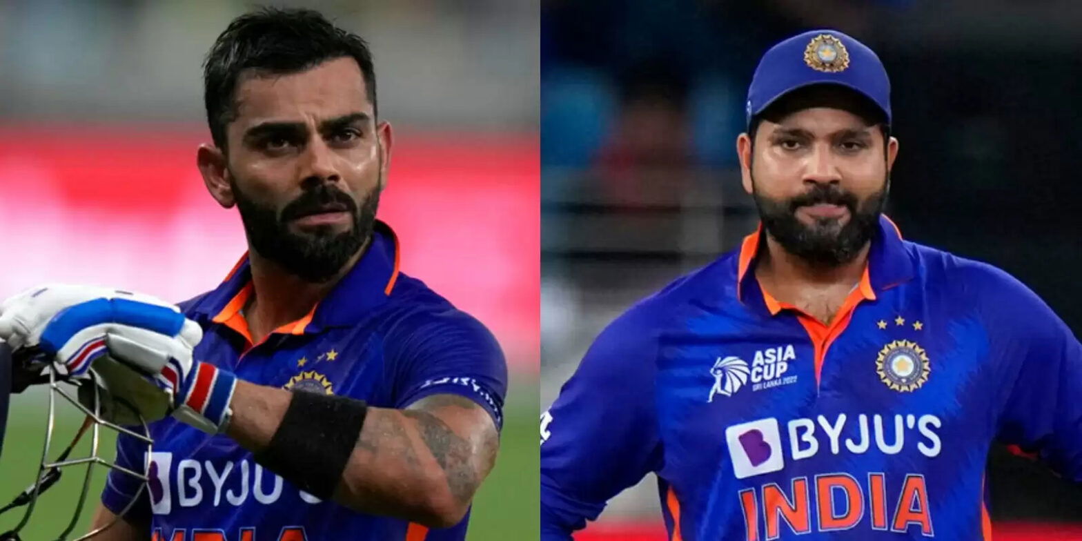 Rohit Sharma and Virat Kohli. PC- AFP