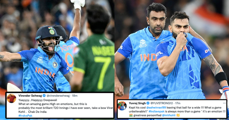 Twitter Reacts As Virat Kohli's Remarkable Knock Helps India Defeat Pakistan In T20 World Cup 2022 Thriller At MCG