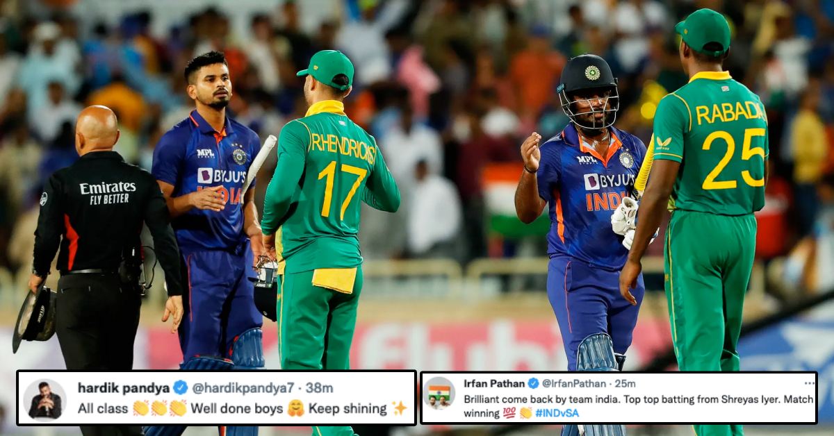 Twitter Reacts As Shreyas Iyer, Ishan Kishan, Mohammed Siraj Help India Win 2nd ODI And Level The Series 1-1 vs South Africa