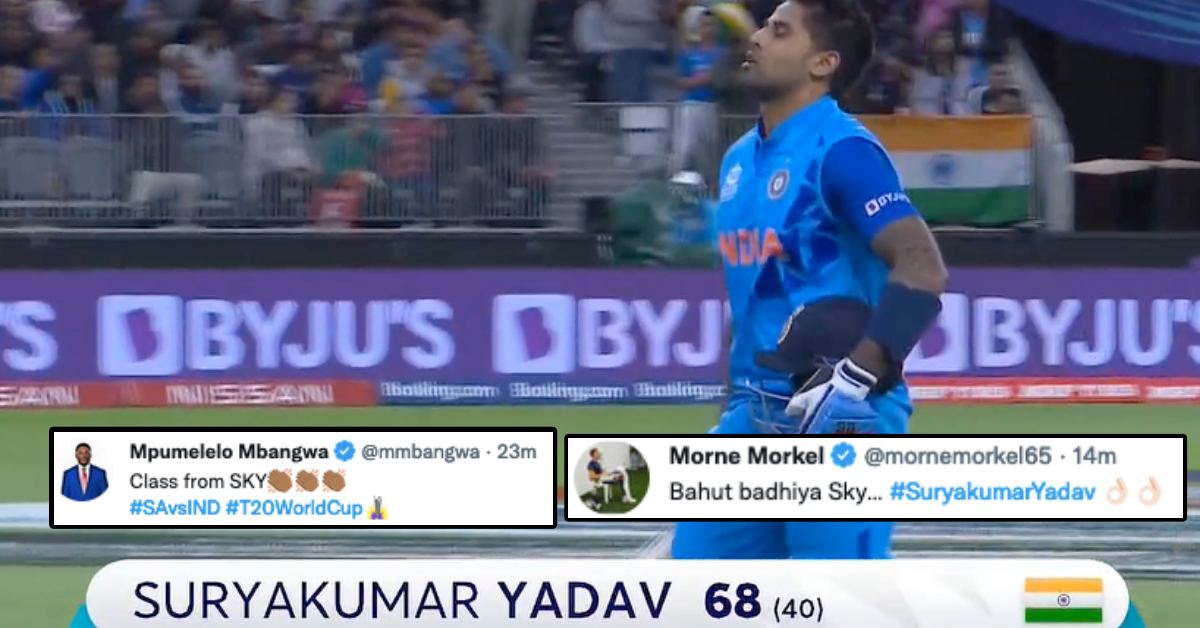 IND vs SA - Twitter Reacts As Suryakumar Yadav’s 68 Single-Handedly Takes India To 133/9 Against South Africa In T20 World Cup 2022 Match